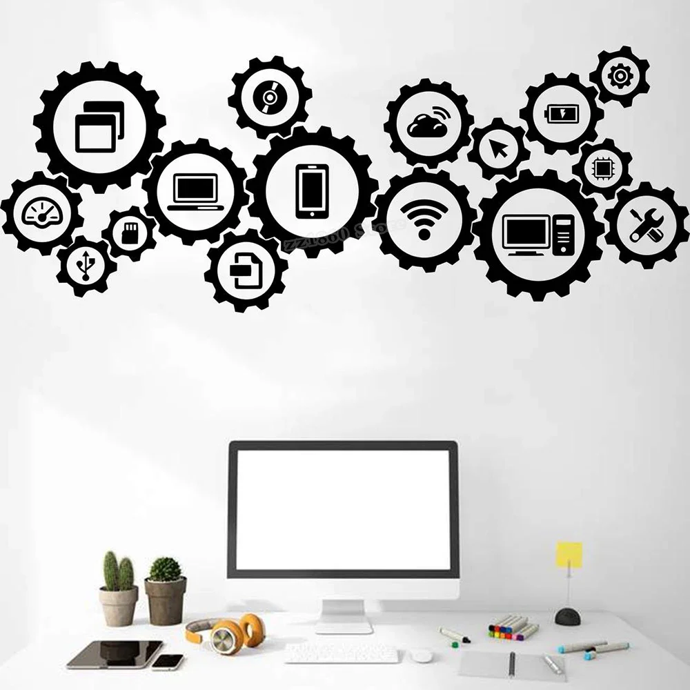 Information Technology Officer - 기술 벽 데칼 소셜 미디어 정보