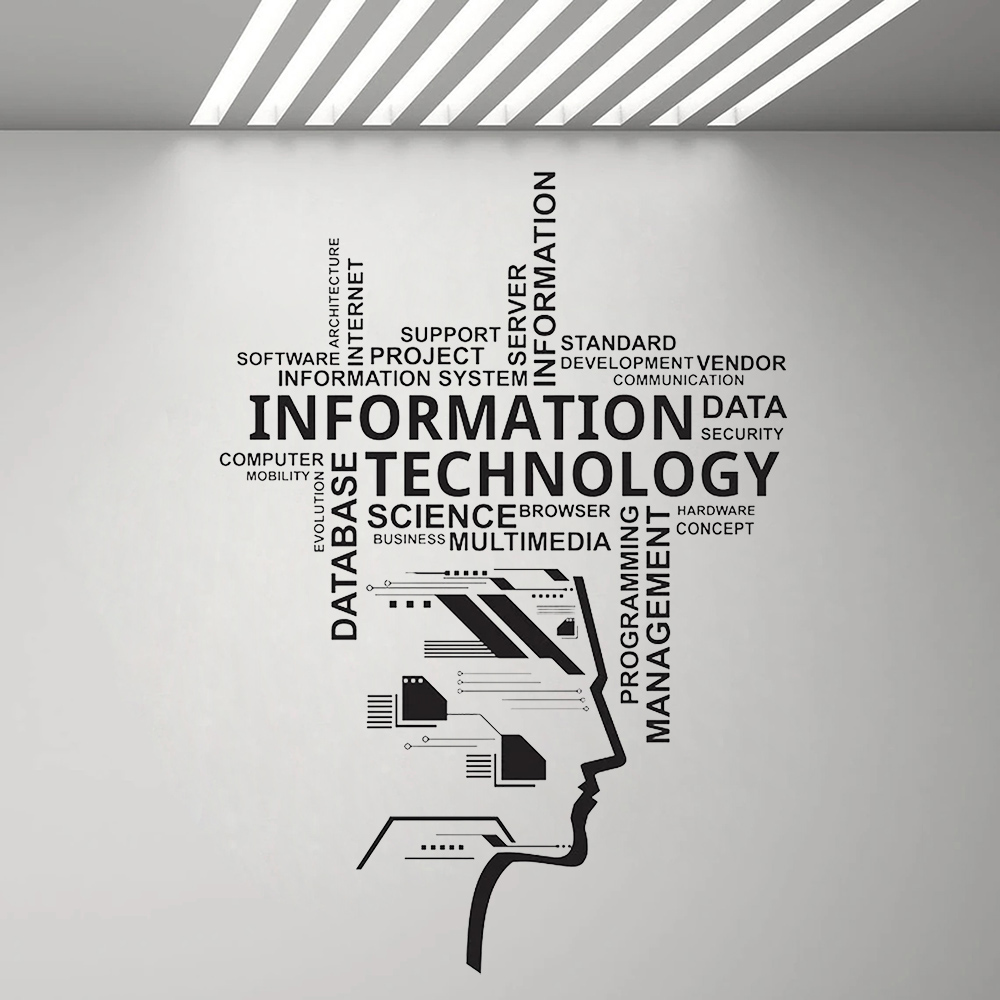 Information Technology Officer - 정보 기술 비닐 벽 데칼 교육