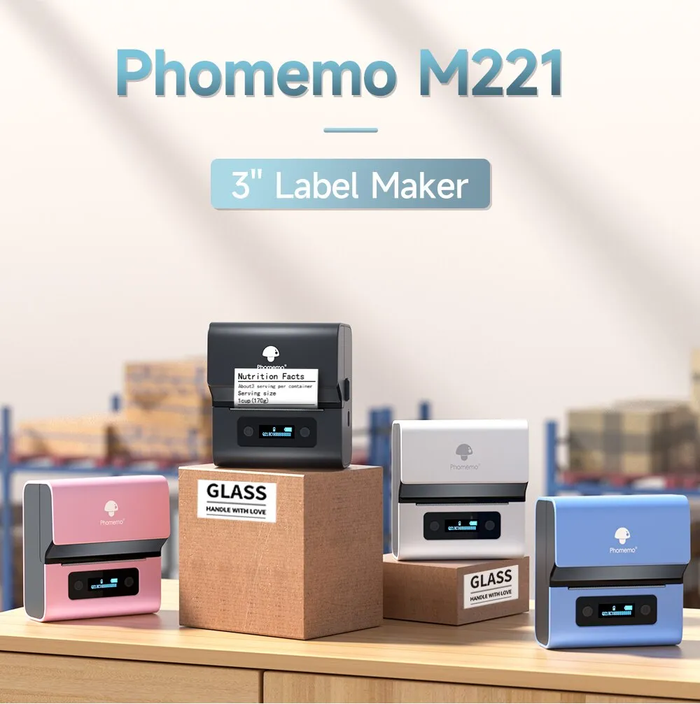 리얼 포메모 M221 3인치 방수 오일프루프 바코드 프 - Label Printer Thermal 리뷰 및 가격