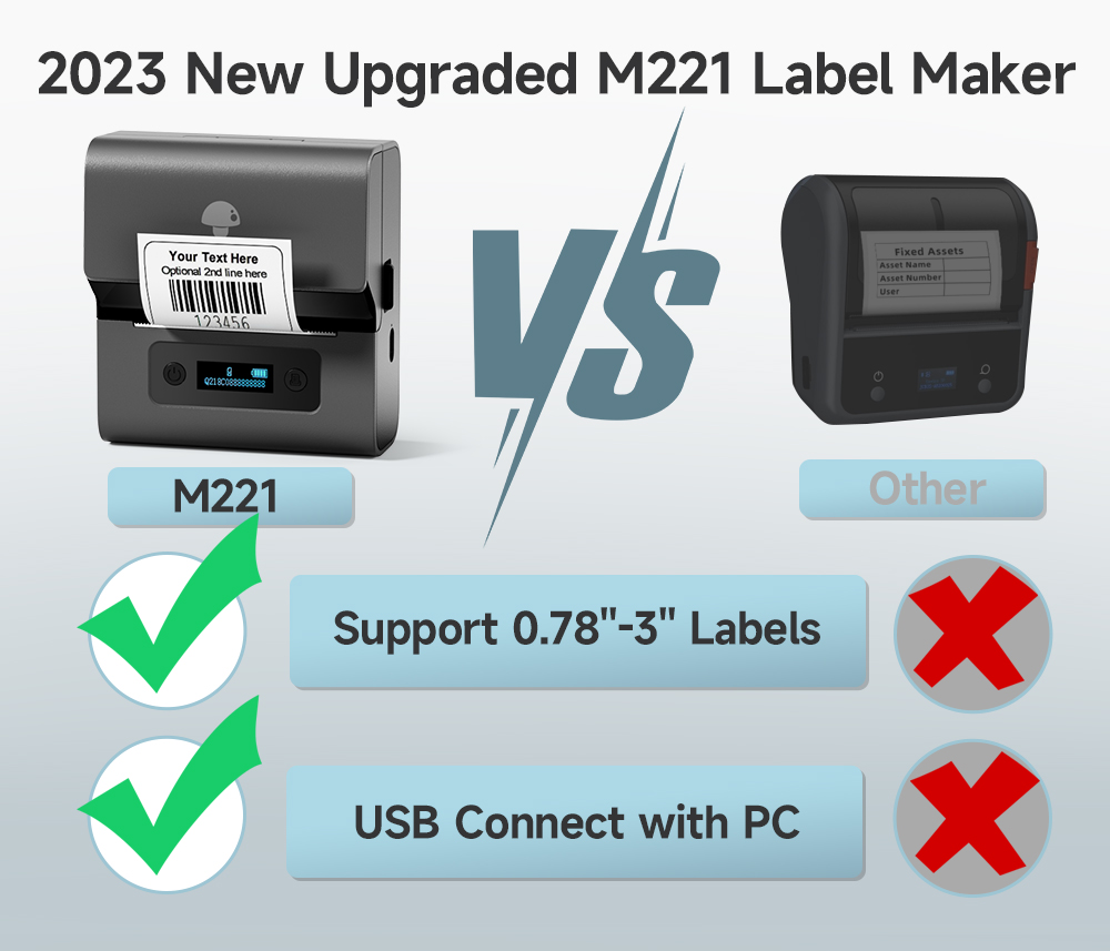 리얼 포메모 M221 3인치 방수 오일프루프 바코드 프 - Label Printer Thermal 리뷰 및 가격