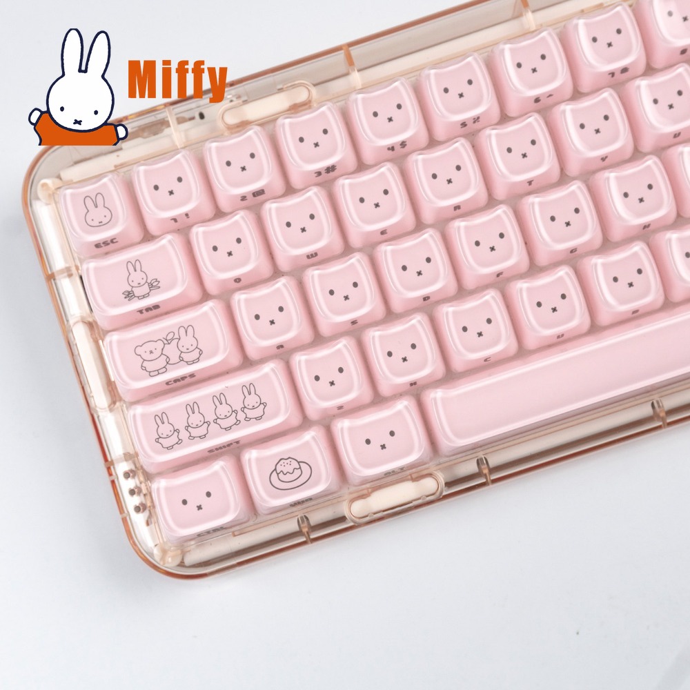 Kawaii Miffy Keycaps 귀여운 토끼 키  - Office Tech 리뷰 및 가격