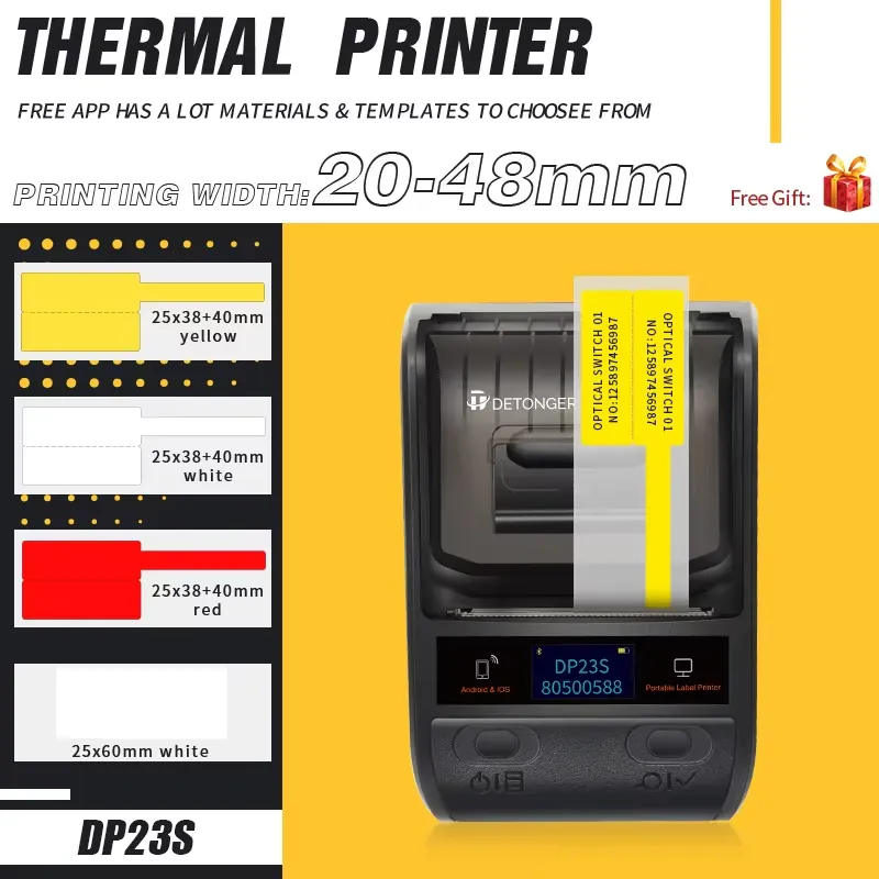 2026 핫템！ Detonger DP23S DP230S - Label Printer Thermal 리뷰 및 가격