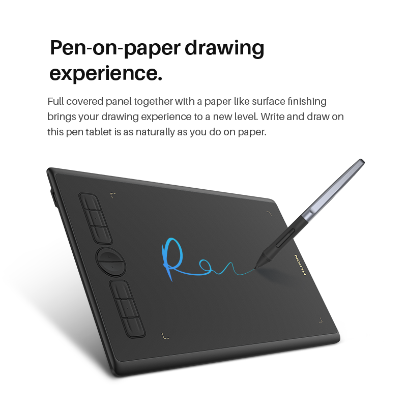 Huion H580X 그래픽 태블릿 디지털 펜 드로잉  - Drawing Pad Signature 리뷰 및 가격