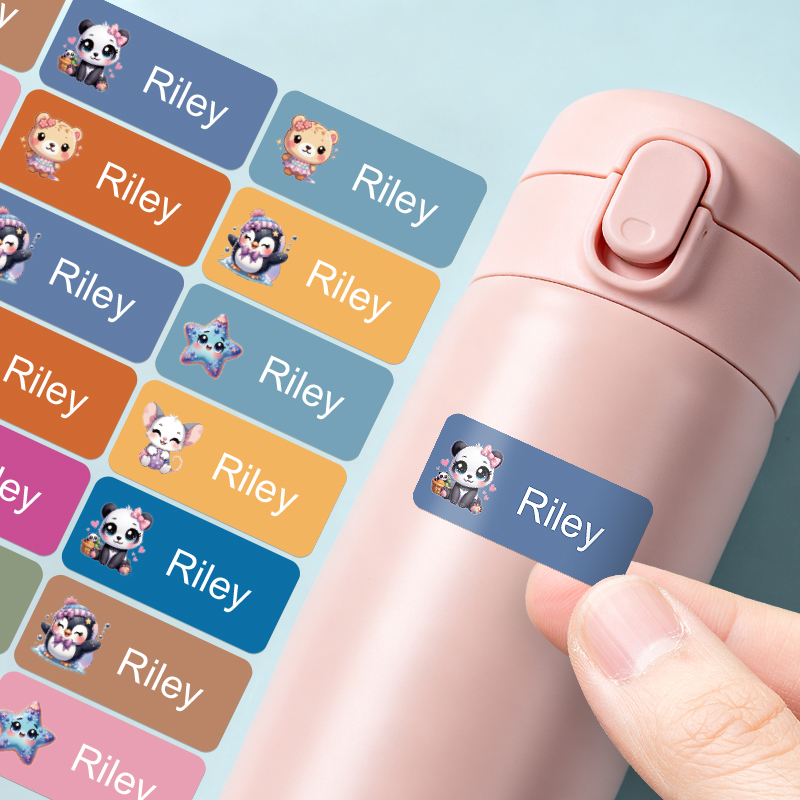 맞춤형 이름 스티커 - 세련된 자가 접착식 스티커 (저 - Tech Office Names 리뷰 및 가격